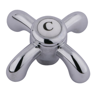 KSH1601TXC Cold Metal Cross Handle, Polished Chrome