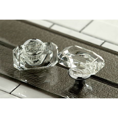 KSH1961KRL Acrylic Knob Handle, Polished Chrome