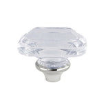 KSH1968KRL Acrylic Knob Handle, Brushed Nickel