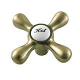KSH213ABH Hot Metal Cross Handle, Antique Brass