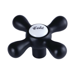 KSH213MBC Cold Metal Cross Handle, Matte Black