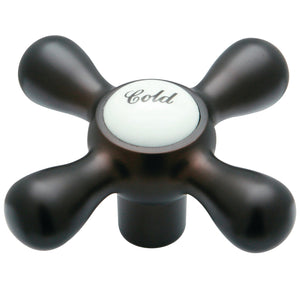 KSH213ORBC Cold Metal Cross Handle, Oil Rubbed Bronze