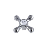 KSH213PNC Cold Metal Cross Handle, Polished Nickel
