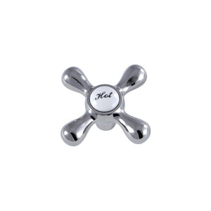 KSH213PNH Hot Metal Cross Handle, Polished Nickel