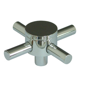 KSH2361DX Metal Cross Handle, Polished Chrome