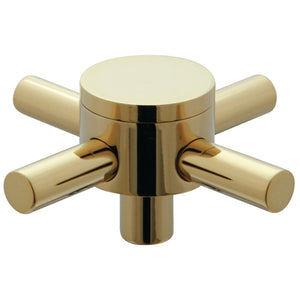 KSH2362DX Metal Cross Handle, Polished Brass