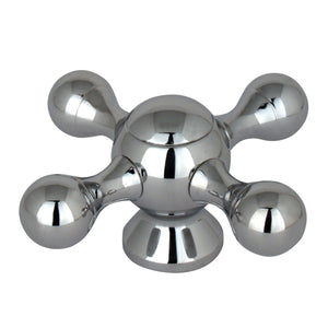 KSH2491KX Metal Cross Handle, Polished Chrome