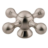 KSH2498KX Metal Cross Handle, Brushed Nickel