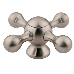 KSH2498KX Metal Cross Handle, Brushed Nickel