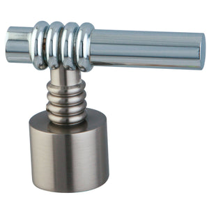 KSH2607ML Metal Lever Handle, Brushed Nickel/Polished Chrome