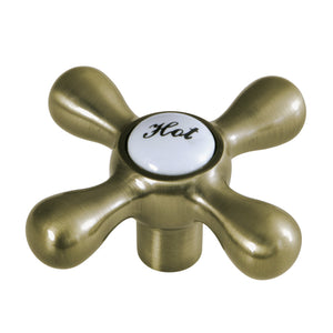 KSH266ABH Hot Metal Cross Handle, Antique Brass