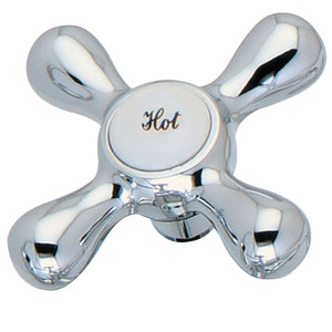 KSH266H Hot Metal Cross Handle, Polished Chrome
