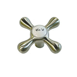 KSH266SNC Cold Metal Cross Handle, Brushed Nickel