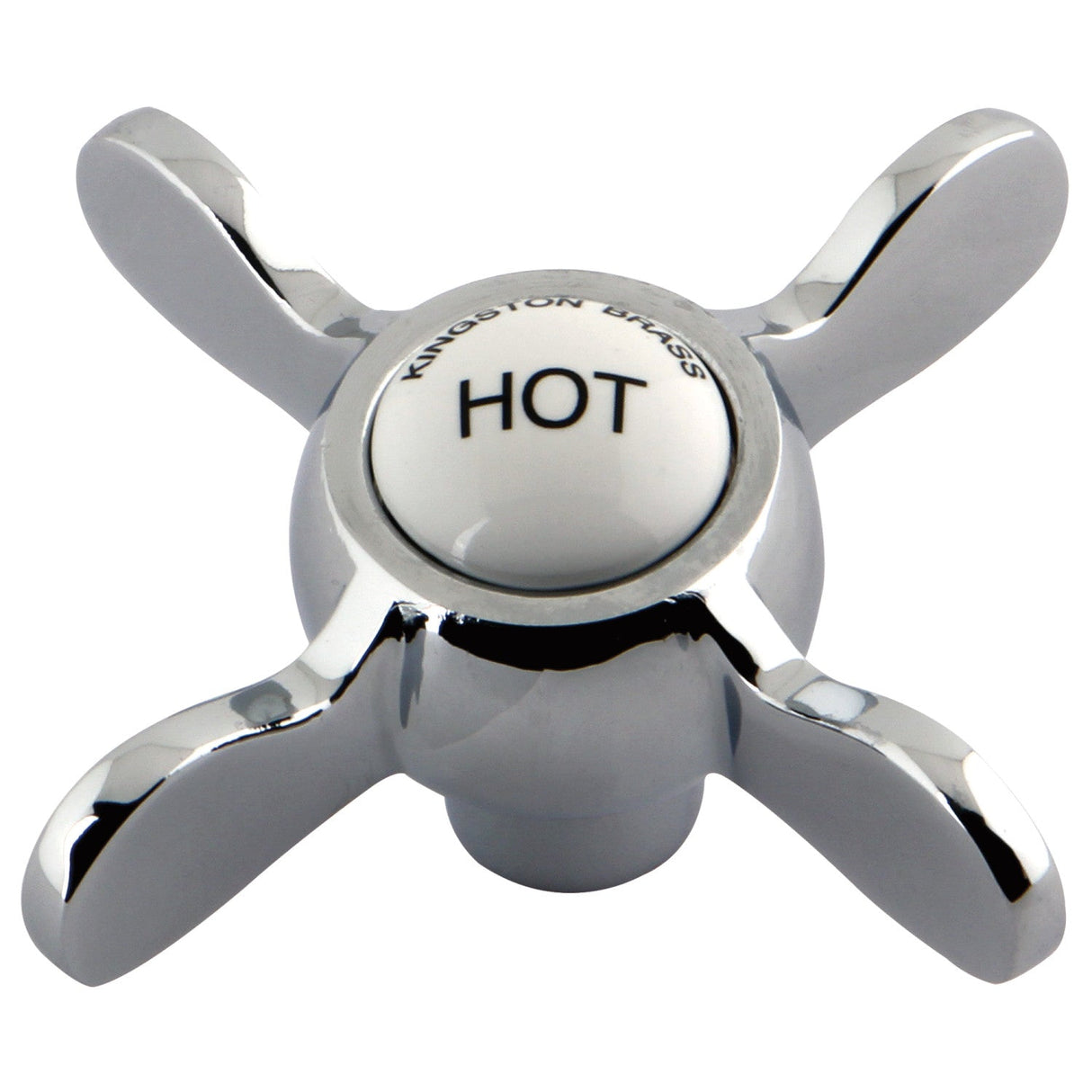 KSH285H Hot Metal Cross Handle, Polished Chrome