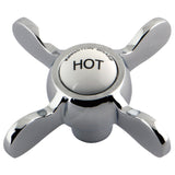 KSH285H Hot Metal Cross Handle, Polished Chrome