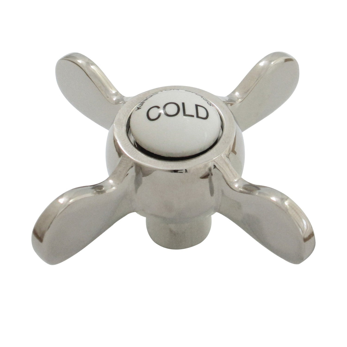 Essex KSH285PNC Cold Metal Cross Handle, Polished Nickel