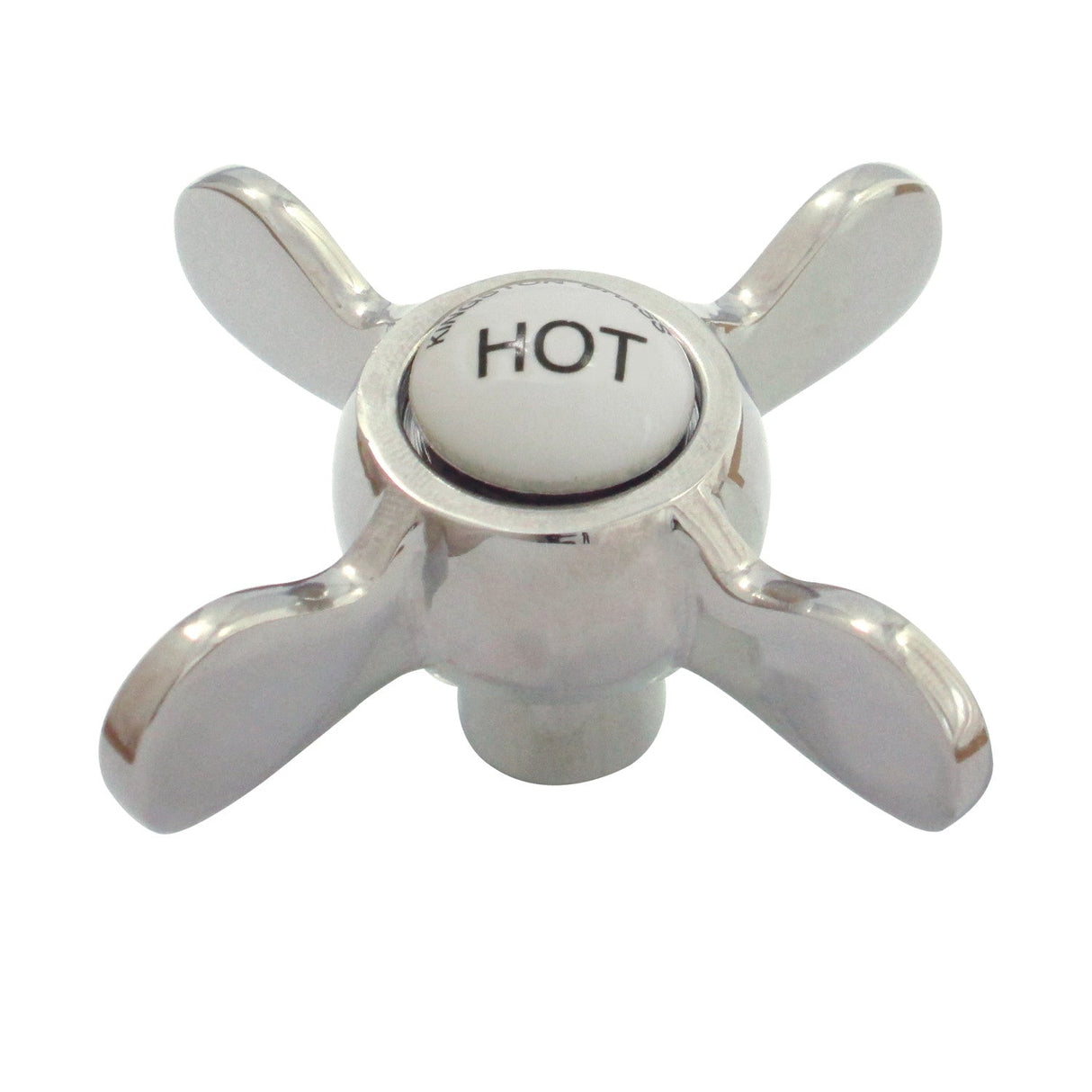 Essex KSH285PNH Hot Metal Cross Handle, Polished Nickel