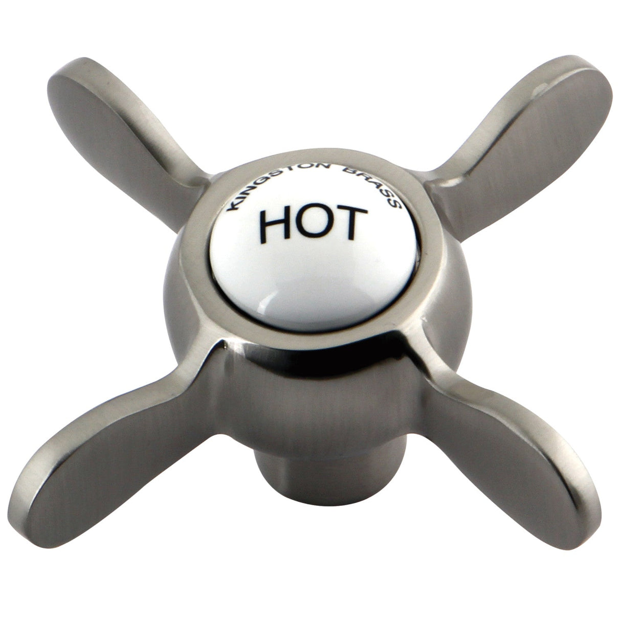 KSH285SNH Hot Metal Cross Handle, Brushed Nickel