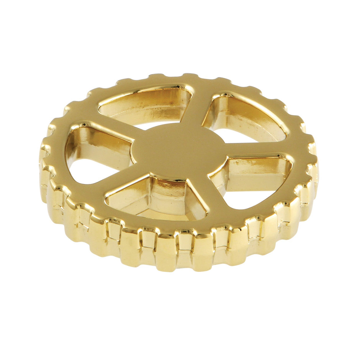 Fuller KSH2942CG Machine Gear Style Handle, Polished Brass