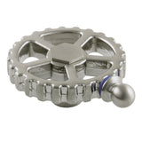 Fuller KSH2948CGC Cold Side Wheel Handle, Brushed Nickel