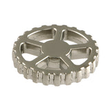 Fuller KSH2948CG Machine Gear Style Handle, Brushed Nickel