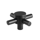 Concord KSH2950DX Metal Cross Handle, Matte Black