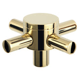 KSH2952DX Metal Cross Handle, Polished Brass