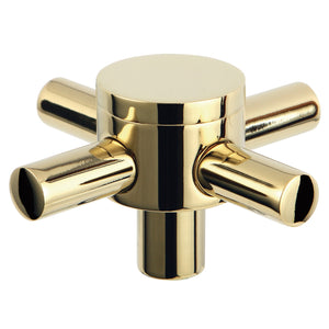 KSH2952DX Metal Cross Handle, Polished Brass