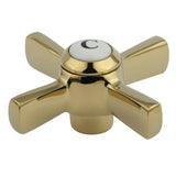 KSH2952ZXC Cold Metal Cross Handle, Polished Brass