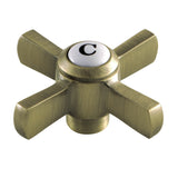 Millennium KSH2953ZXC Cold Metal Cross Handle, Antique Brass