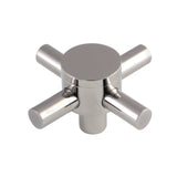 Concord KSH2956DX Metal Cross Handle, Polished Nickel