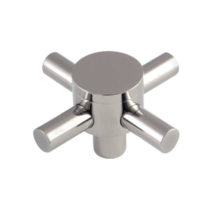 Concord KSH2956DX Metal Cross Handle, Polished Nickel