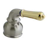 KSH2959C Cold Metal Cross Handle, Brushed Nickel/Polished Brass