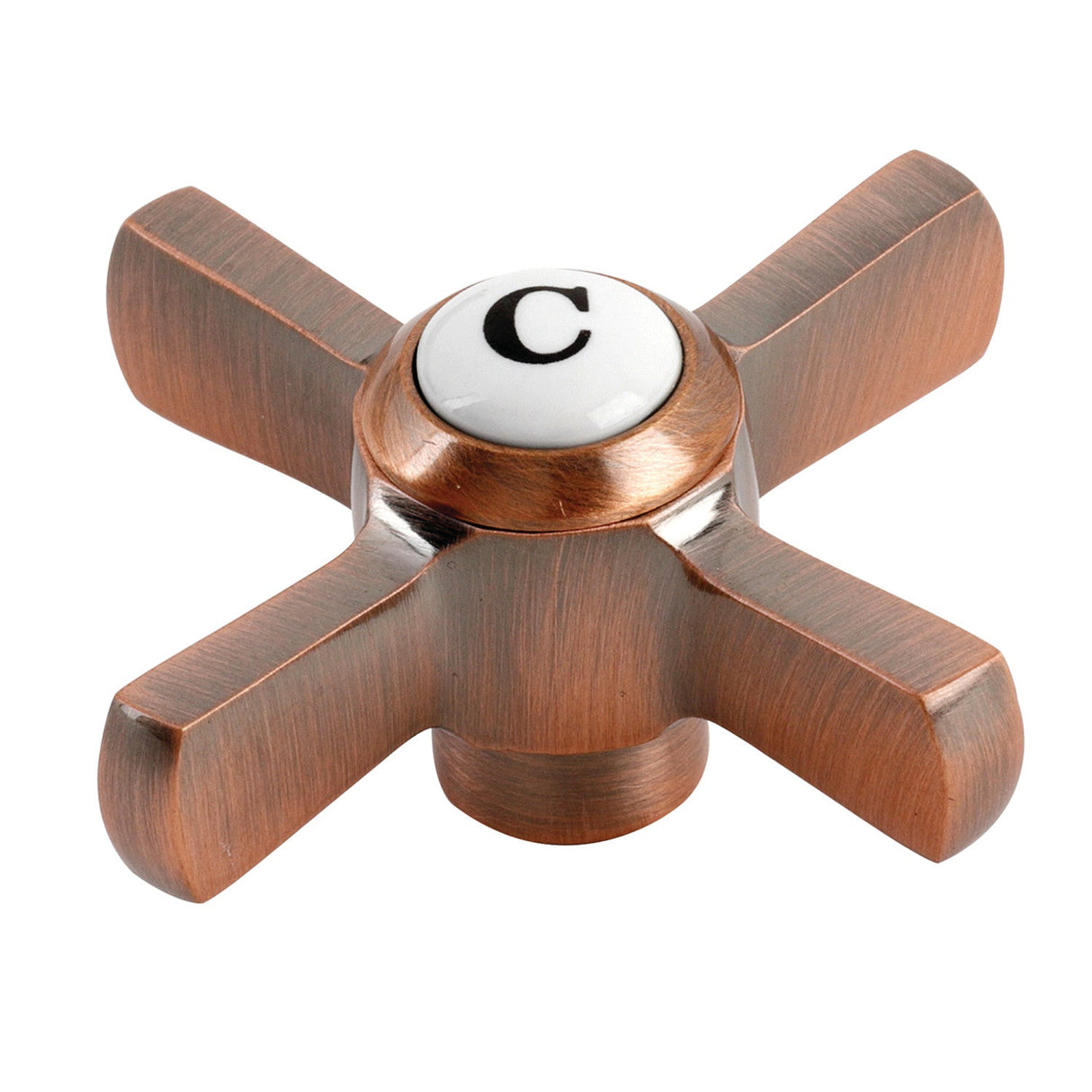 KSH295ZXACC Cold Metal Cross Handle, Antique Copper