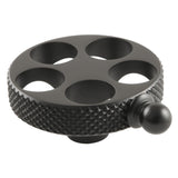 Webb KSH2960RKX Knurled Wheel Handle, Matte Black