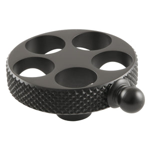 Webb KSH2960RKX Knurled Wheel Handle, Matte Black