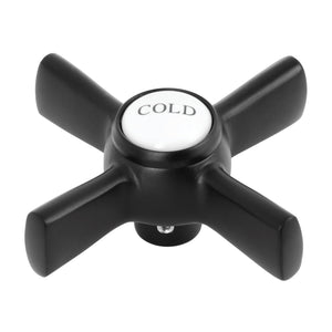 KSH2960ZXC Cold Metal Cross Handle, Matte Black