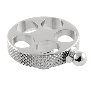 Webb KSH2961RKX Knurled Wheel Handle, Polished Chrome