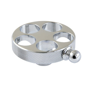 Wendell KSH2961RKZ Knurled Wheel Handle, Polished Chrome