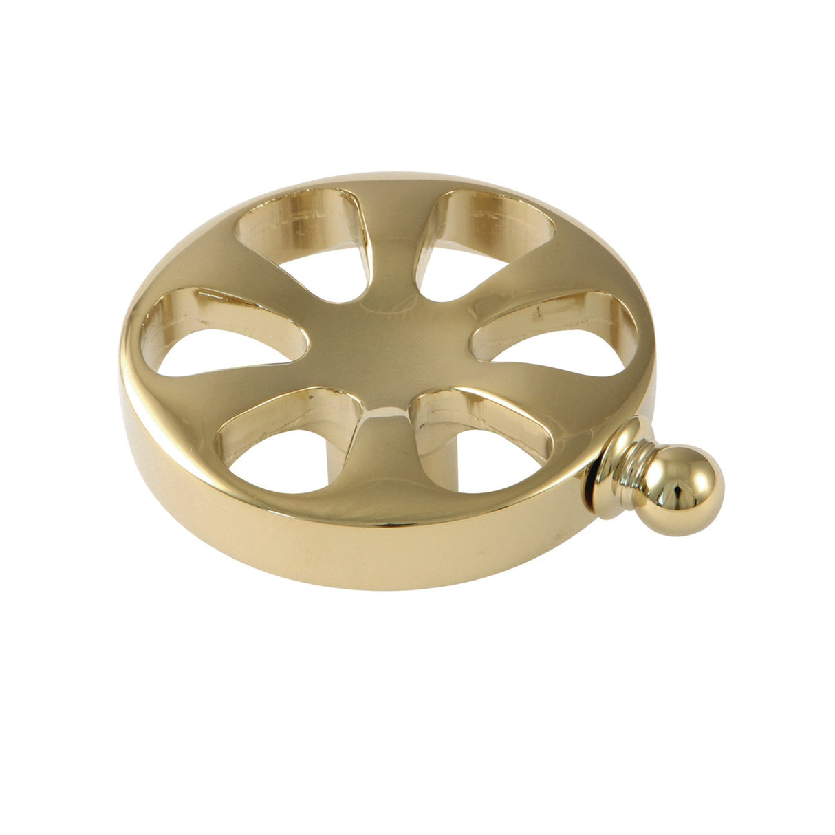 Belknap KSH2962RX Wheel Cross Handle, Polished Brass