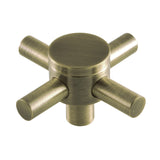 Concord KSH2963DX Metal Cross Handle, Antique Brass