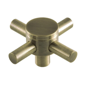 Concord KSH2963DX Metal Cross Handle, Antique Brass