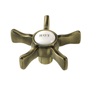Hamilton KSH2963NXH Hot Cross Handle, Antique Brass