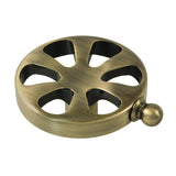 Belknap KSH2963RX Wheel Cross Handle, Antique Brass
