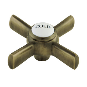 KSH2963ZXC Cold Metal Cross Handle, Antique Brass