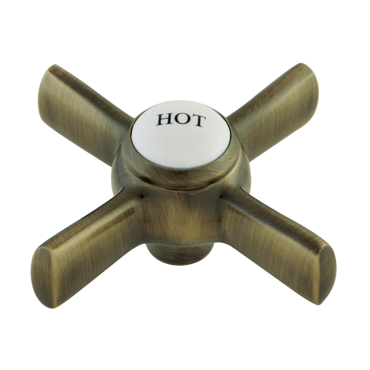 KSH2963ZXH Hot Metal Cross Handle, Antique Brass