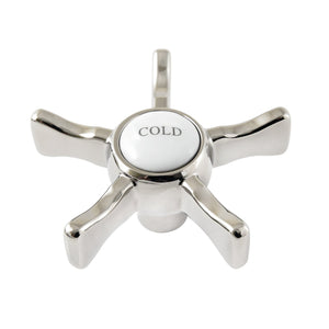 Hamilton KSH2966NXC Cold Cross Handle, Polished Nickel