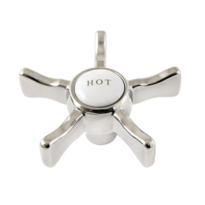Hamilton KSH2966NXH Hot Cross Handle, Polished Nickel