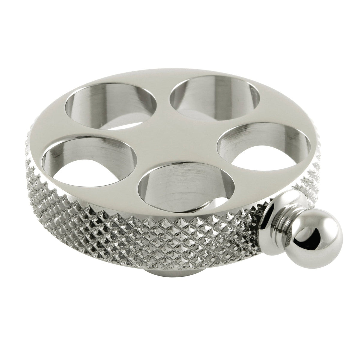 Webb KSH2966RKX Knurled Wheel Handle, Polished Nickel