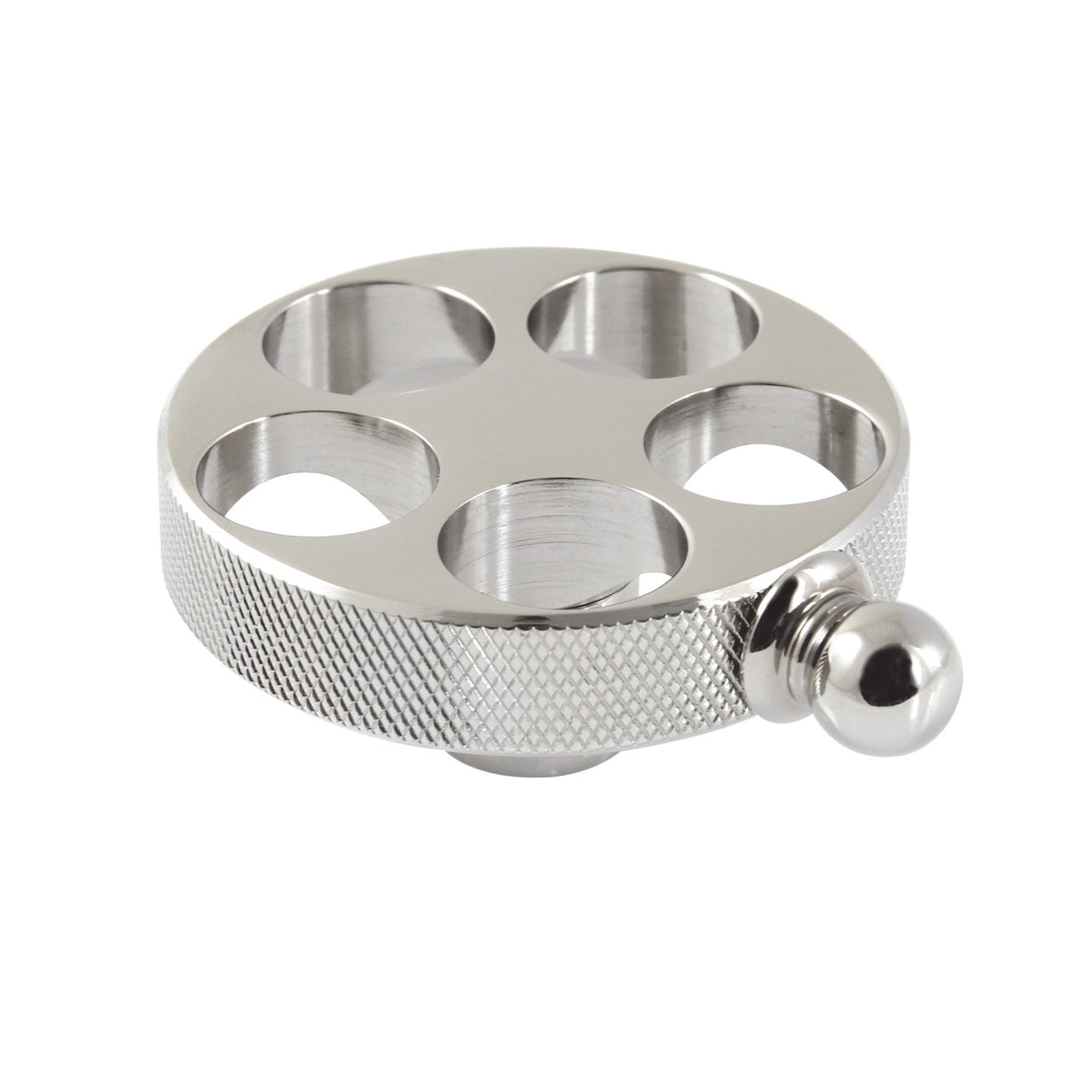 Wendell KSH2966RKZ Knurled Wheel Handle, Polished Nickel